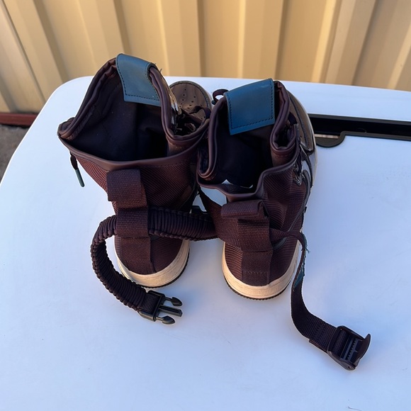 Nike Air SF AF 1 Purple Shoes AU 7, ER 38, cm 24 | As-is Missing 2 Belts Accesor - Picture 15 of 16
